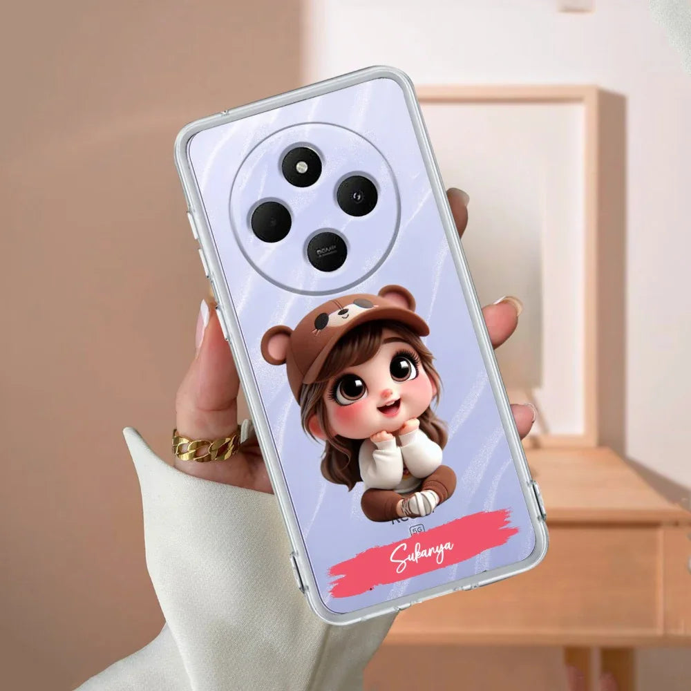 Little Girl Customize Transparent Silicon Case For Redmi/Xiaomi - ShopOnCliQ