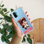 Little Girl Customize Transparent Silicon Case For Redmi Note 10 / 10S