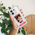 Little Girl Customize Transparent Silicon Case For Redmi Note 13 5G