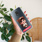Little Girl Customize Transparent Silicon Case For Redmi Note 9 Pro / Redmi Note 9 Pro Max / Redmi Note 10 lite