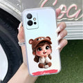 Little Girl Customize Transparent Silicon Case For Vivo T1 5G