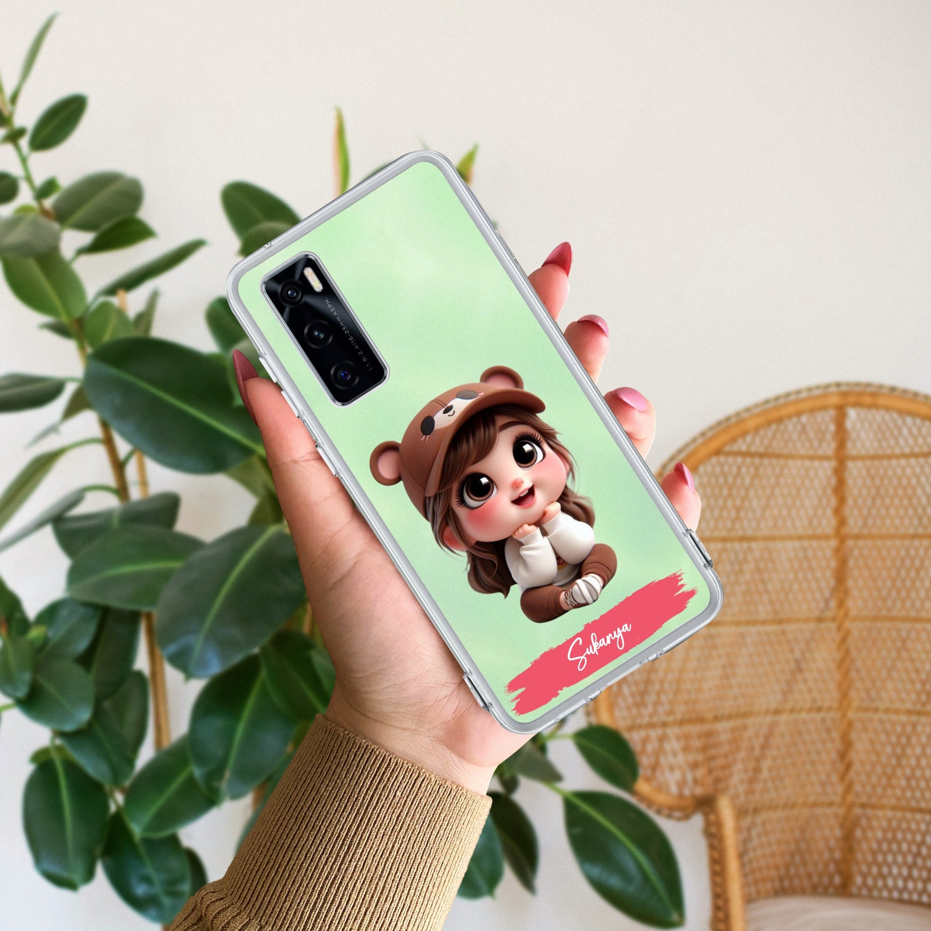 Coffee Time Customize Transparent Silicon Case For Vivo V20 SE