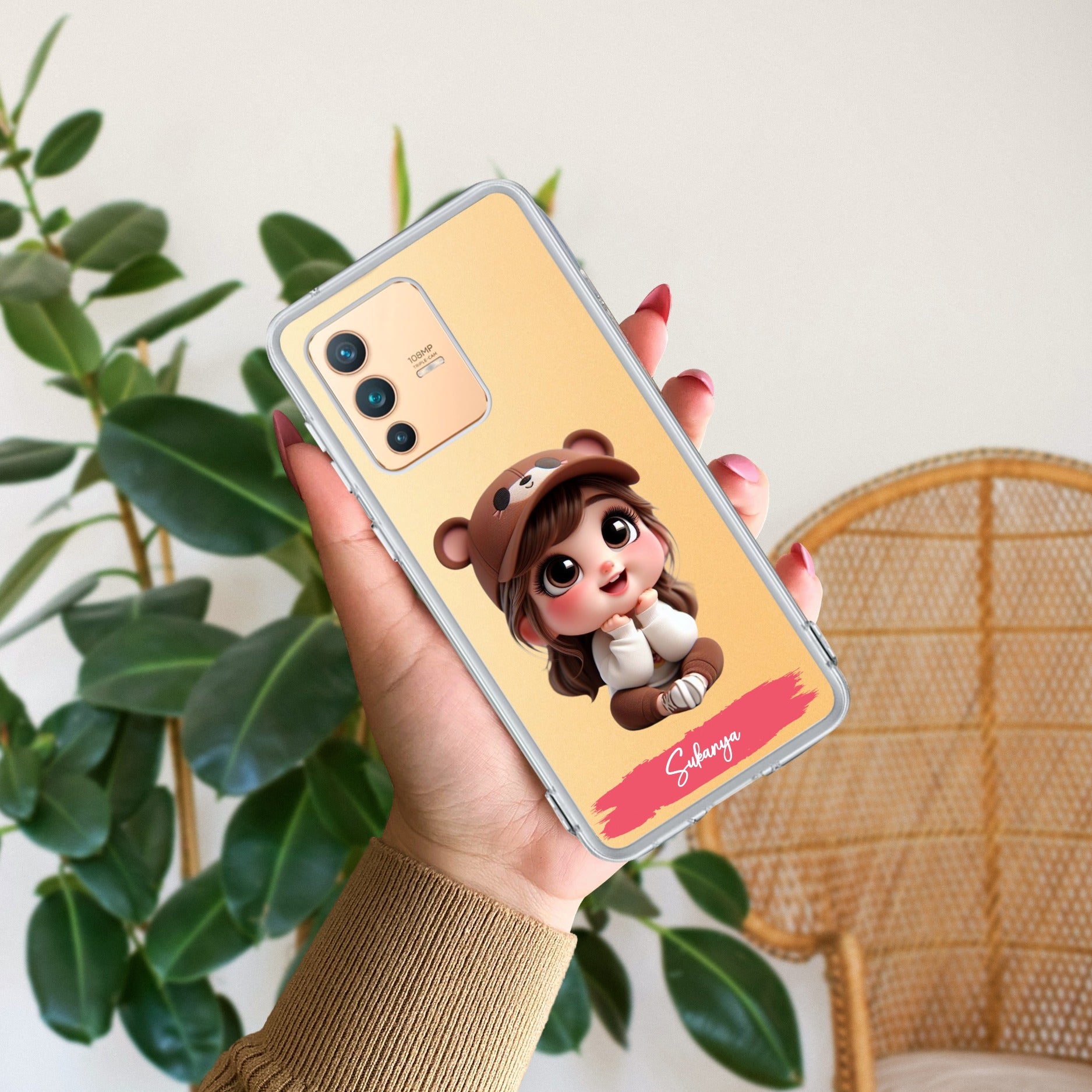 Little Girl Customize Transparent Silicon Case For Vivo X200T 5G