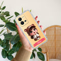 Little Girl Customize Transparent Silicon Case For Vivo V25