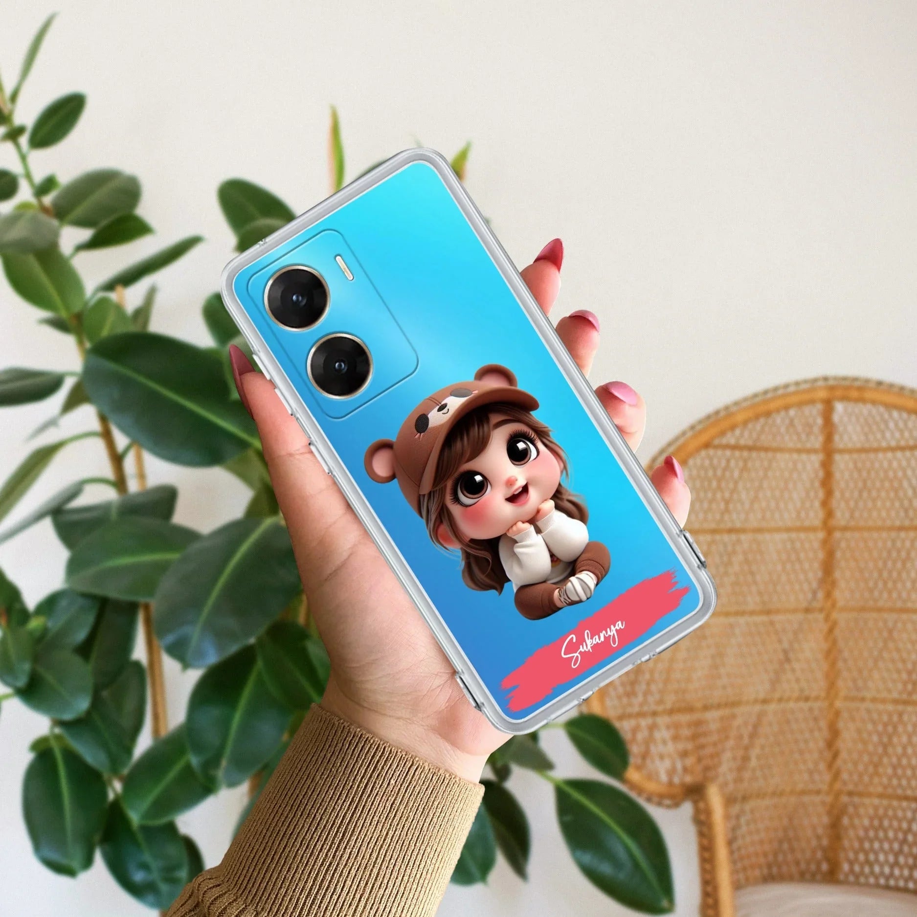 Little Girl Customize Transparent Silicon Case For Vivo - ShopOnCliQ