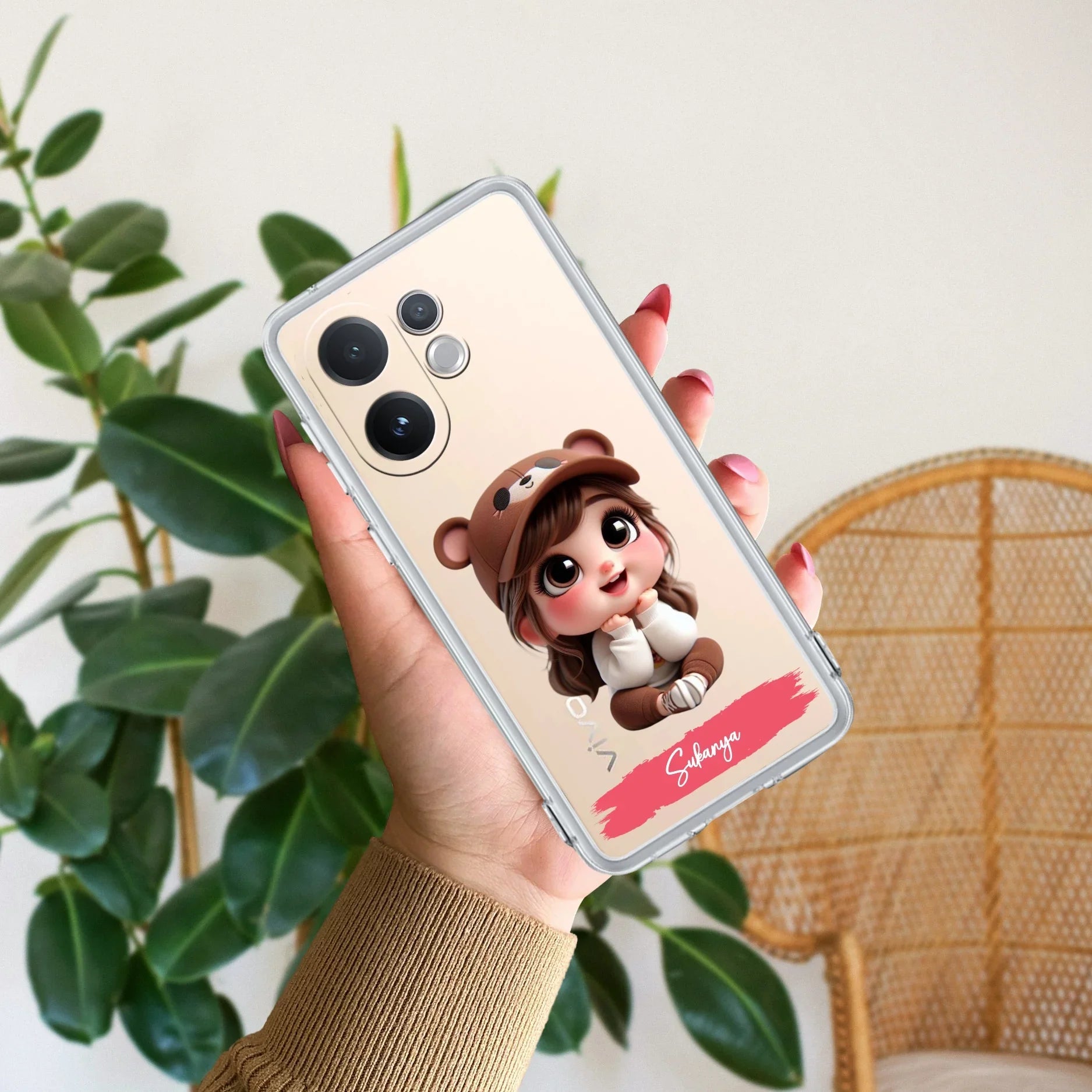 Little Girl Customize Transparent Silicon Case For Vivo - ShopOnCliQ