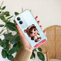 Little Girl Customize Transparent Silicon Case For Vivo Y29 5G