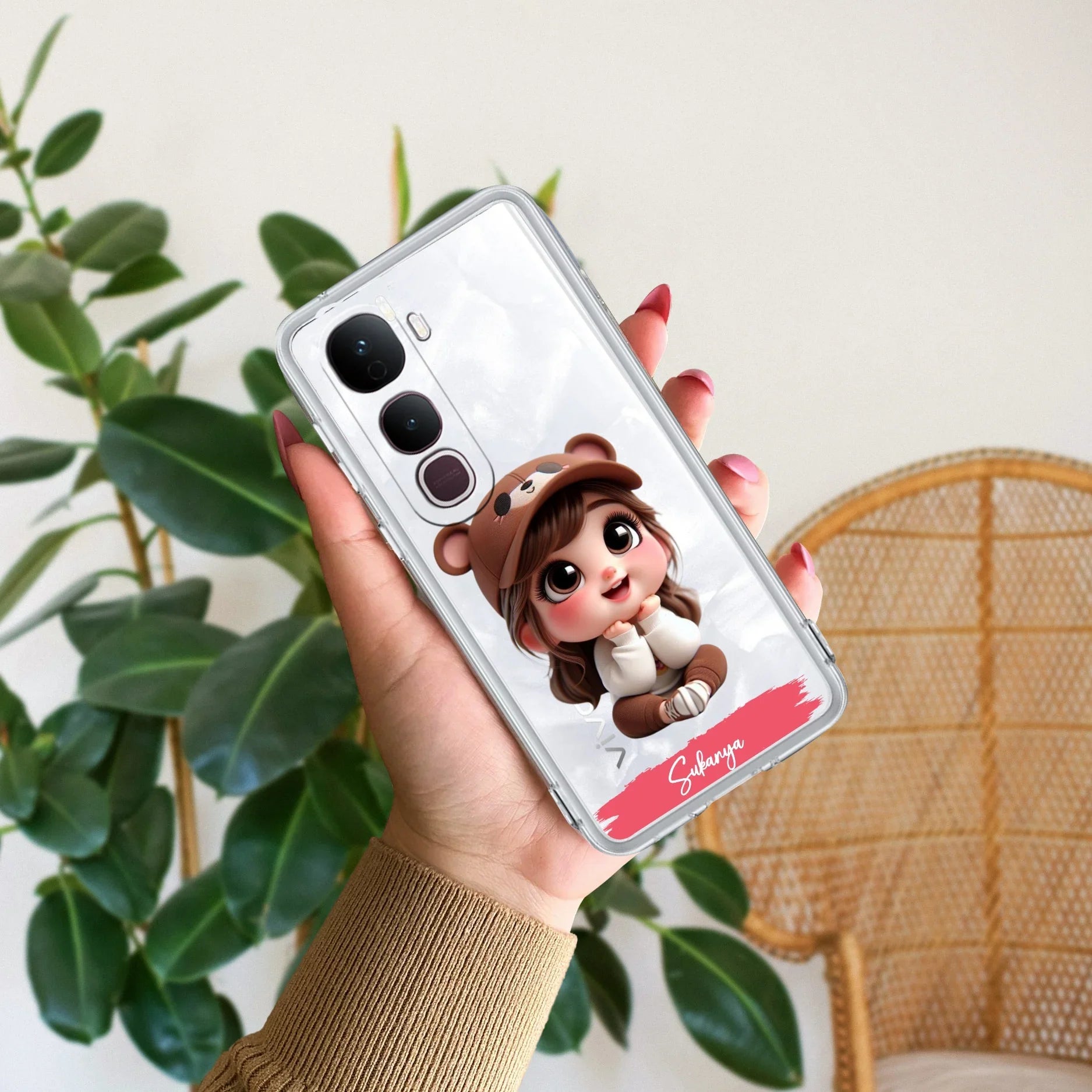 Little Girl Customize Transparent Silicon Case For Vivo - ShopOnCliQ
