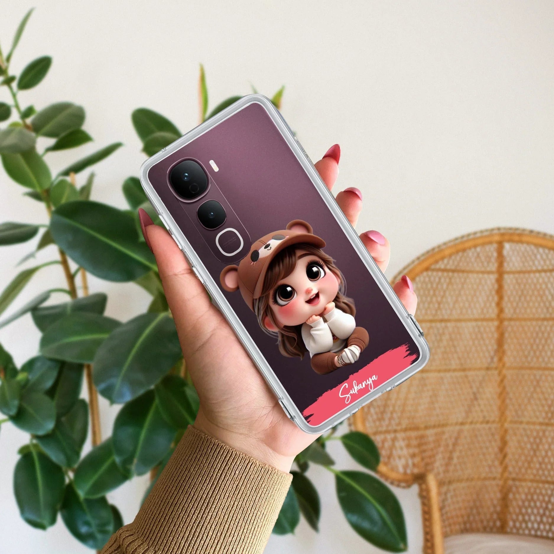Little Girl Customize Transparent Silicon Case For Vivo - ShopOnCliQ