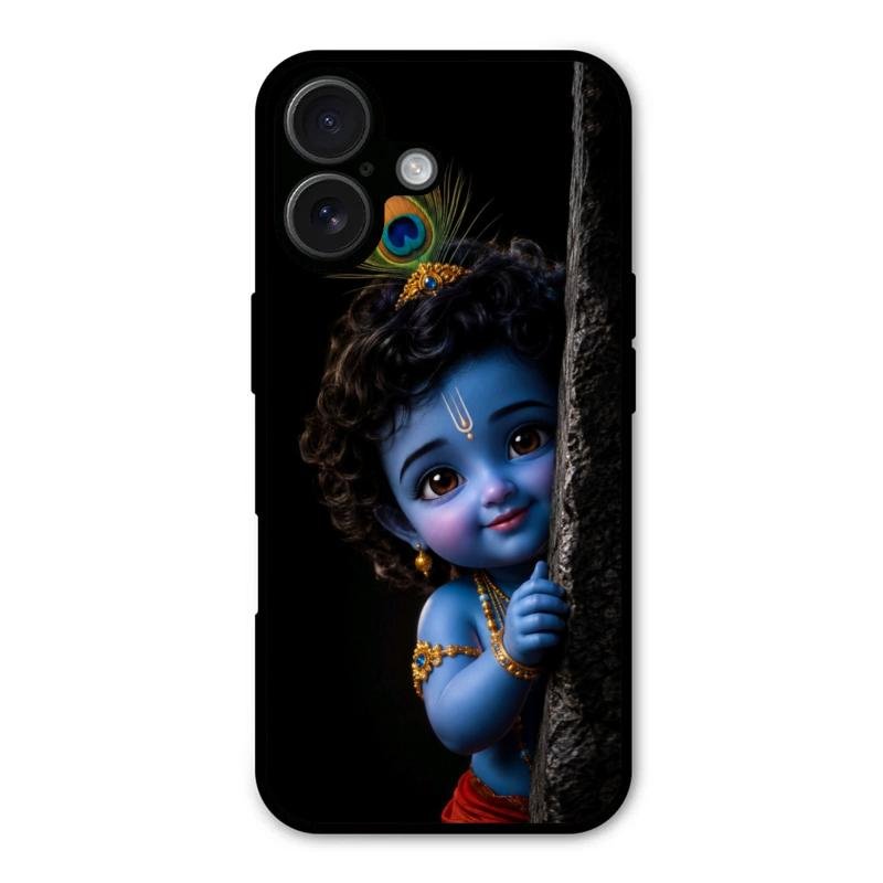 Little Krishna Divine Smile Phone Case For iPhone 16 Plus
