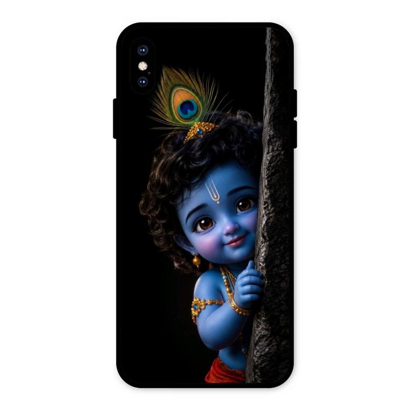 Little Krishna Divine Smile Phone Case For iPhone XS Max