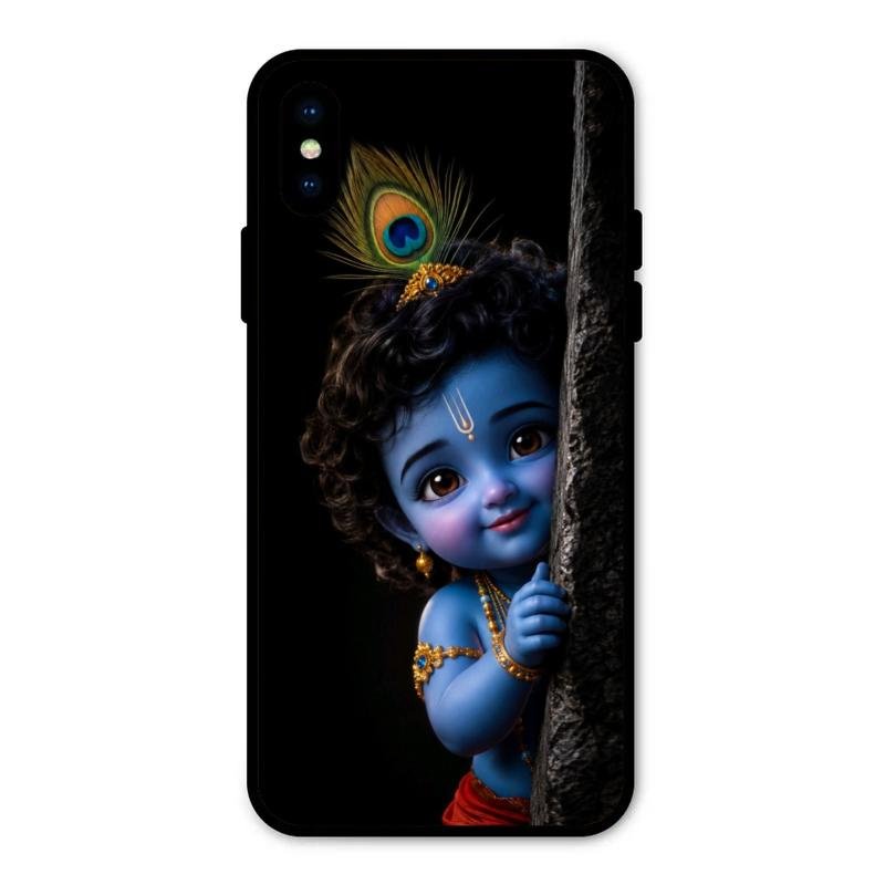 Little Krishna Divine Smile Phone Case For iPhone XS