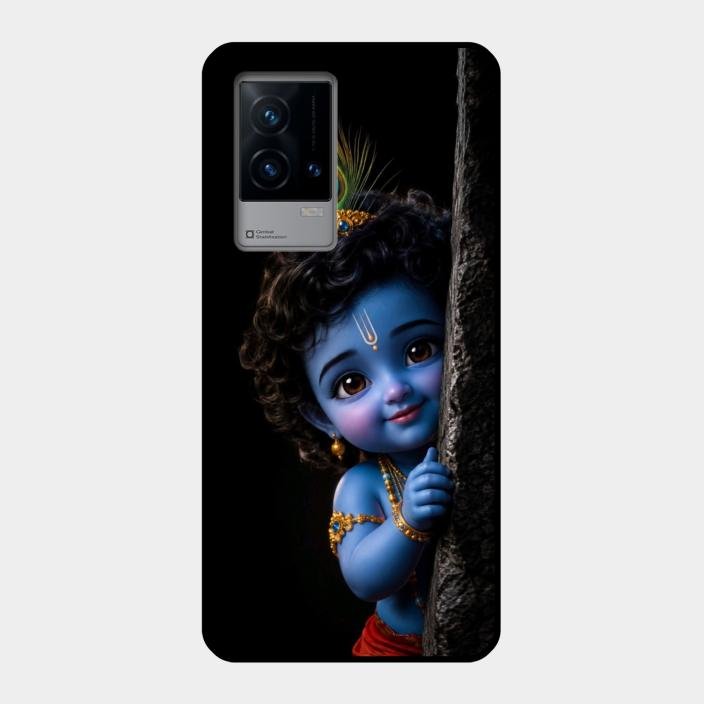Little Krishna Divine Smile Phone Case For Iqoo 9 5G