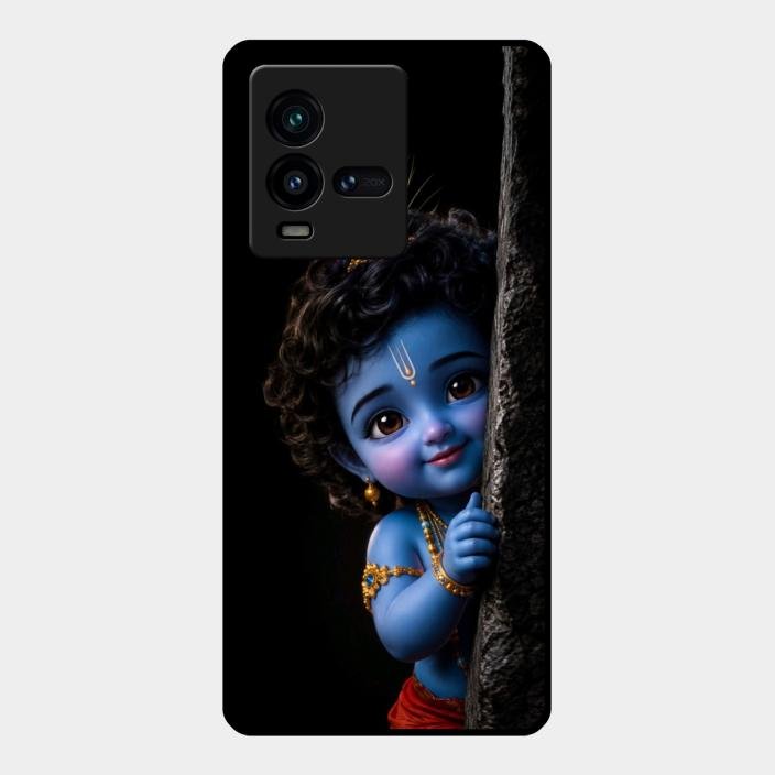 Little Krishna Divine Smile Phone Case For Iqoo 9T 5G