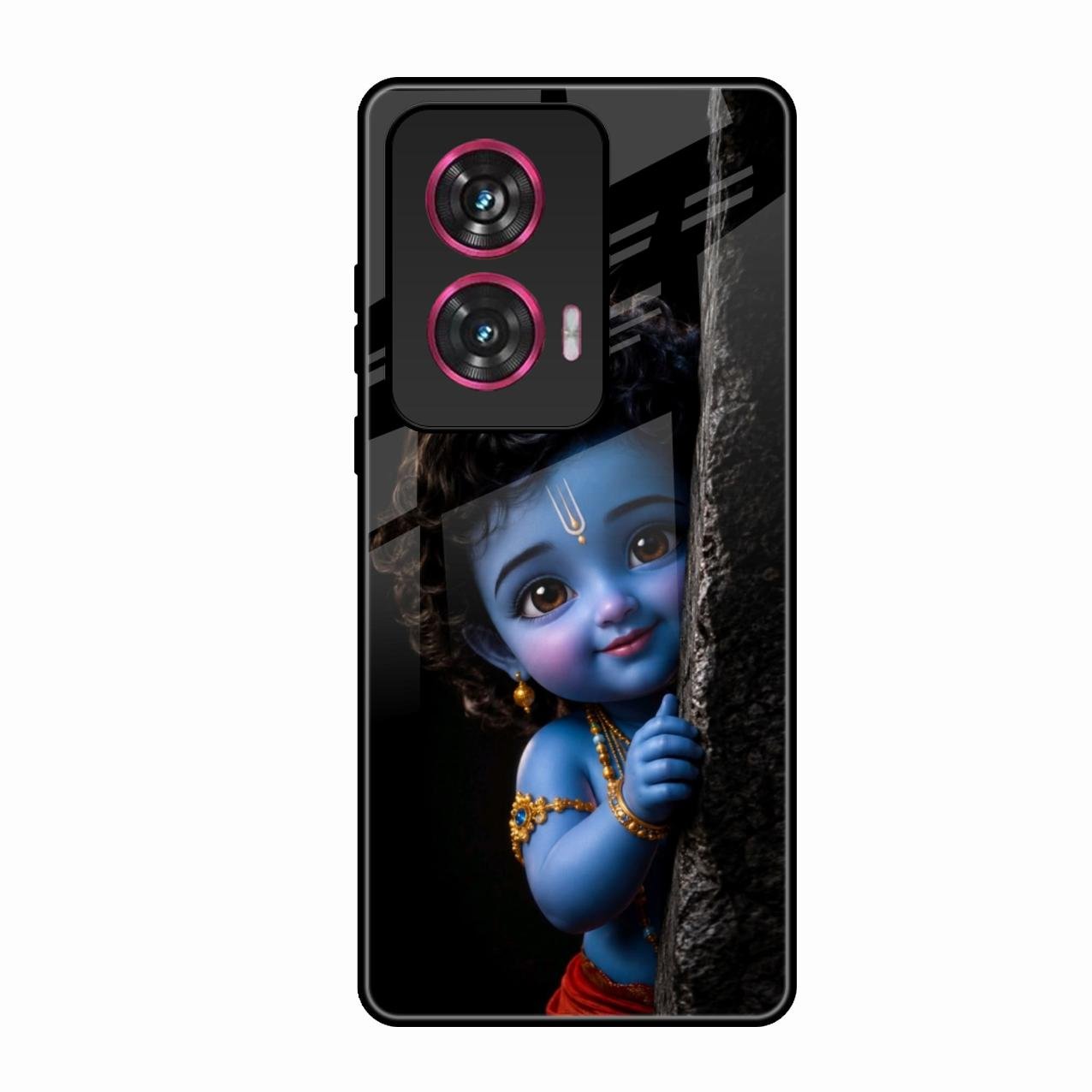 Little Krishna Divine Smile Phone Case For Motorola Edge 50 Fusion 5G