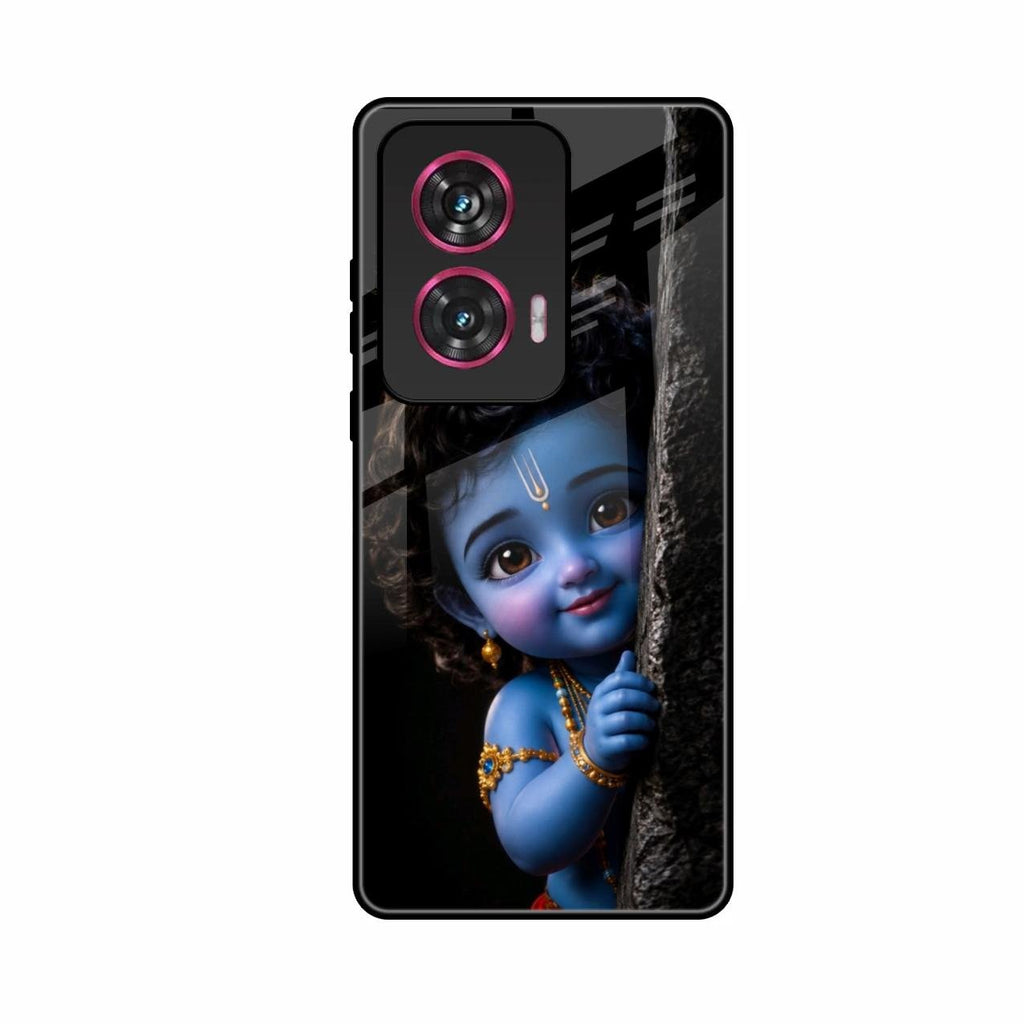 Little Krishna Divine Smile Phone Case For Motorola G85 5G