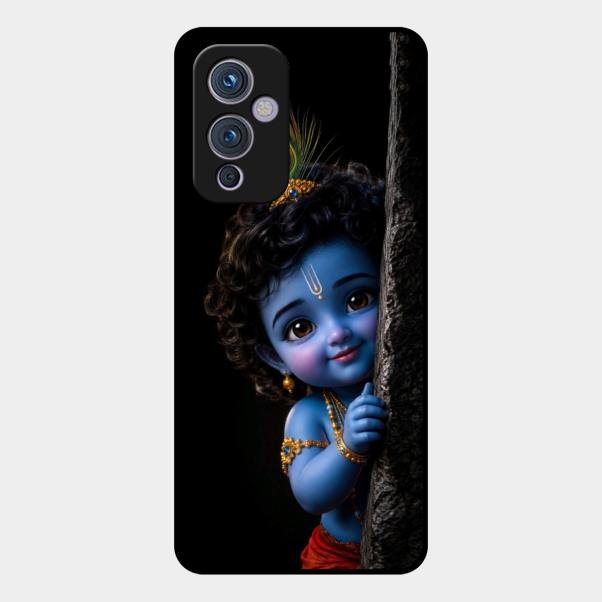 Little Krishna Divine Smile Phone Case For Oneplus 9 5G