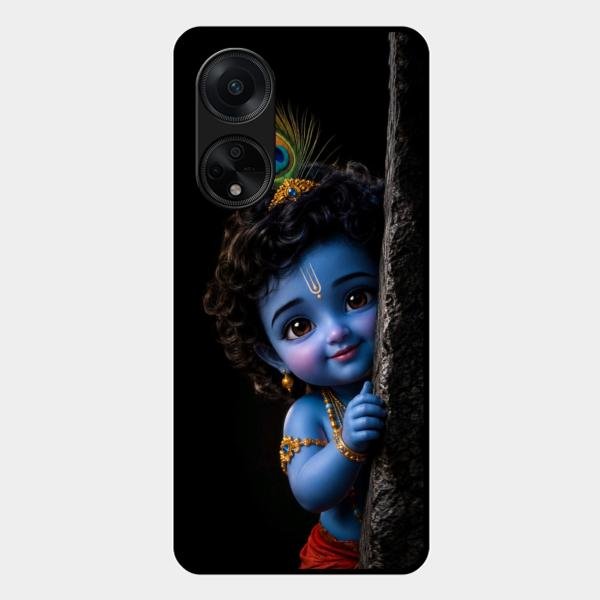 Little Krishna Divine Smile Phone Case For Oppo F23 5G