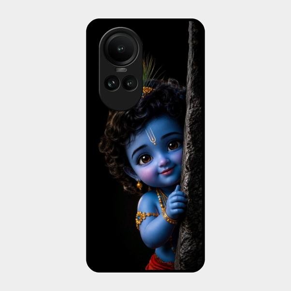 Little Krishna Divine Smile Phone Case For Oppo Reno 10 5G