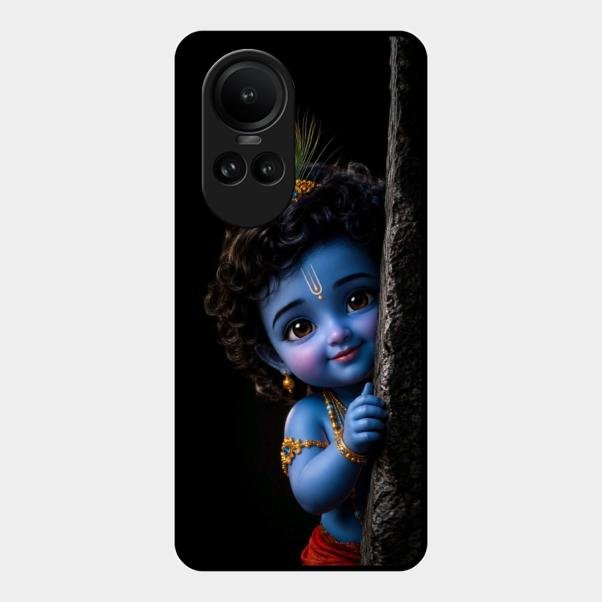 Little Krishna Divine Smile Phone Case For Oppo Reno 10 Pro 5G