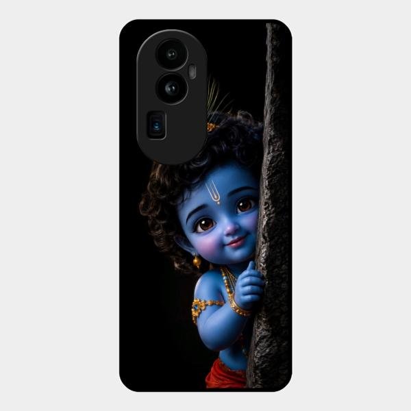 Little Krishna Divine Smile Phone Case For Oppo Reno 10 Pro Plus 5G