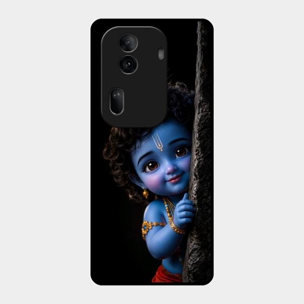 Little Krishna Divine Smile Phone Case For Oppo Reno 11 Pro 5G