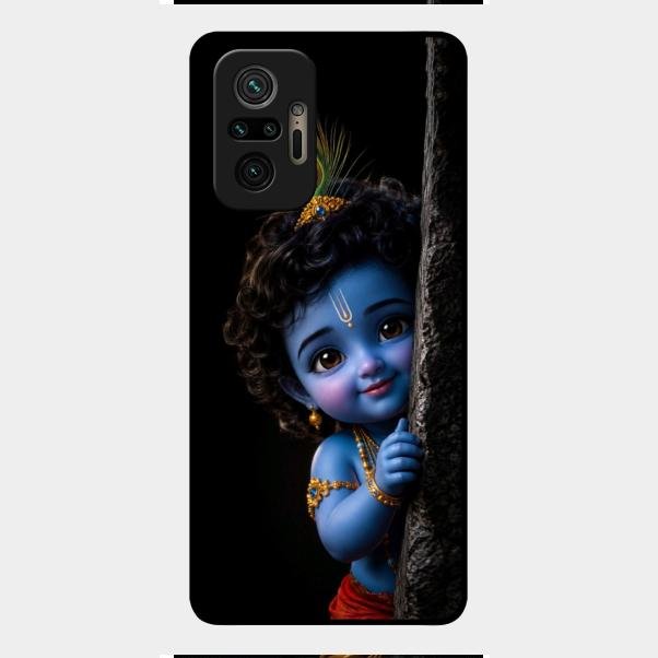 Little Krishna Divine Smile Phone Case For Redmi Note 10 Pro Max