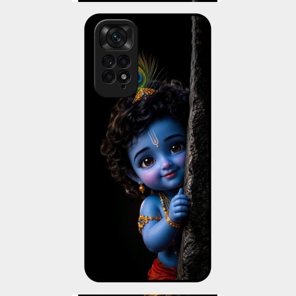 Little Krishna Divine Smile Phone Case For Redmi Note 11