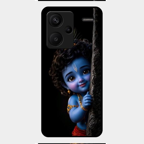 Little Krishna Divine Smile Phone Case For Redmi Note 13 Pro Plus 5G