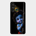 Little Krishna Divine Smile Phone Case For Samsung Galaxy M55 5G