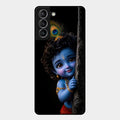 Little Krishna Divine Smile Phone Case For Samsung Galaxy S21