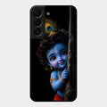 Little Krishna Divine Smile Phone Case For Samsung Galaxy S22 Plus 5G