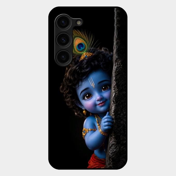 Little Krishna Divine Smile Phone Case For Samsung Galaxy S23 Plus 5G