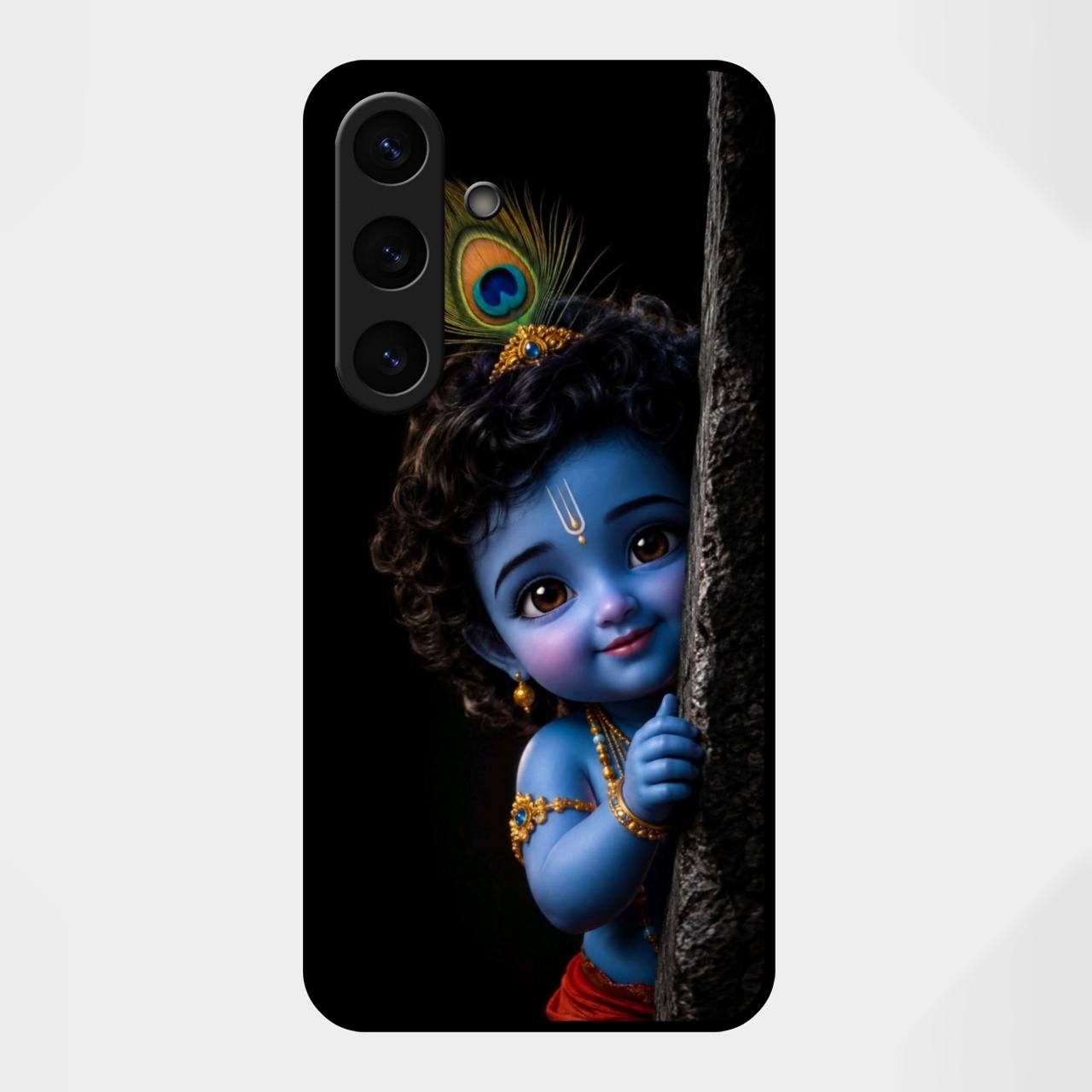 Little Krishna Divine Smile Phone Case For Samsung Galaxy S25 FE 5G