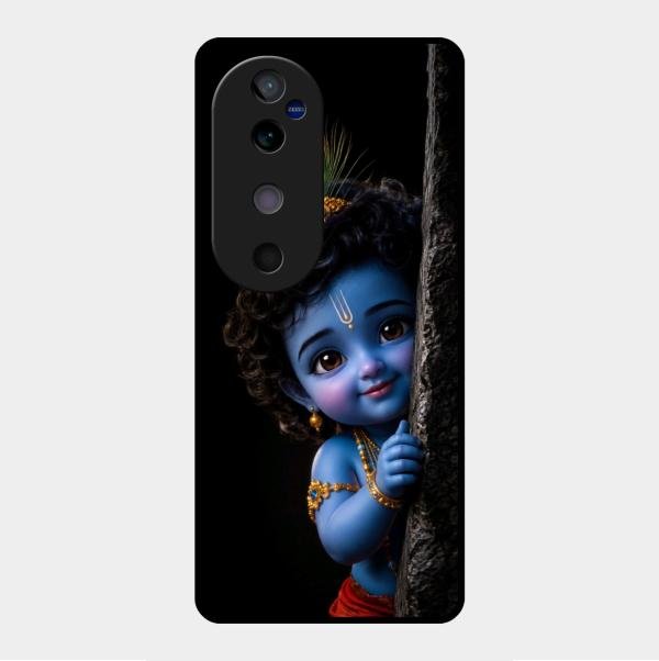 Little Krishna Divine Smile Phone Case For Vivo V40 5G