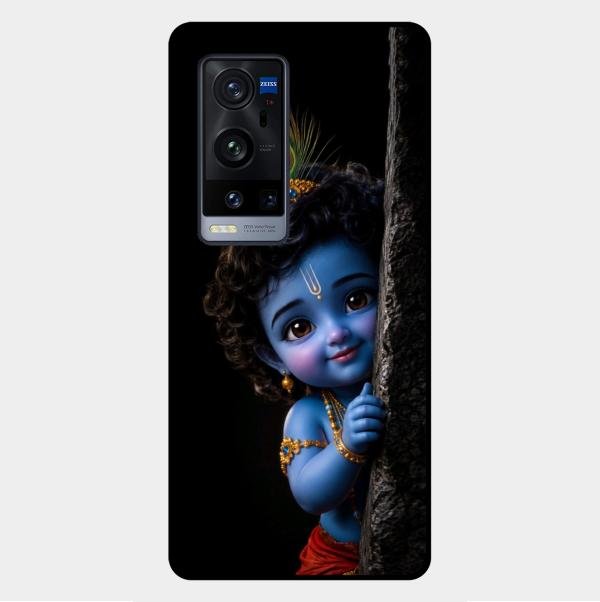 Little Krishna Divine Smile Phone Case For Vivo X60 Pro Plus 5G