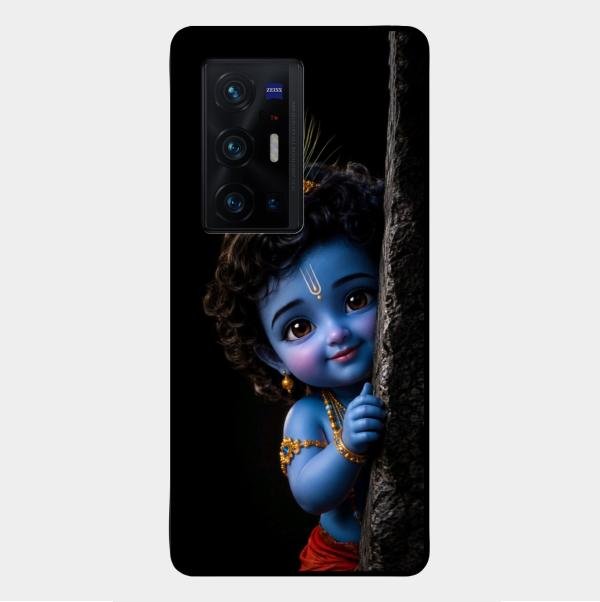 Little Krishna Divine Smile Phone Case For Vivo X70 Pro Plus 5G