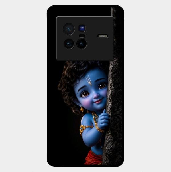 Little Krishna Divine Smile Phone Case For Vivo X80 5G