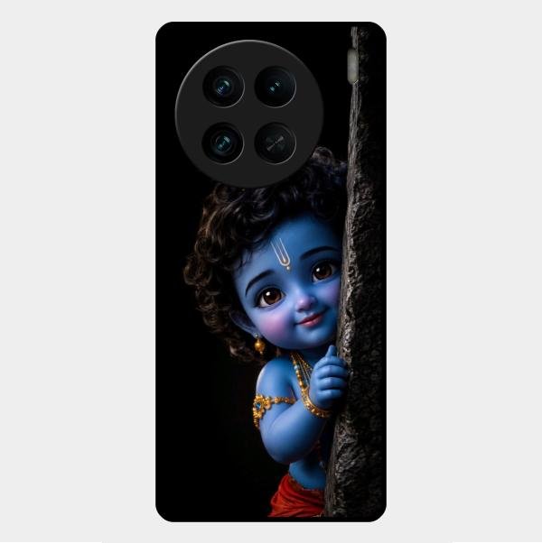 Little Krishna Divine Smile Phone Case For Vivo X90 Pro 5G