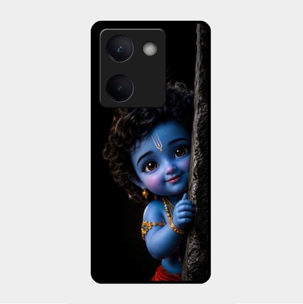Little Krishna Divine Smile Phone Case For Vivo Y200 Pro 5G