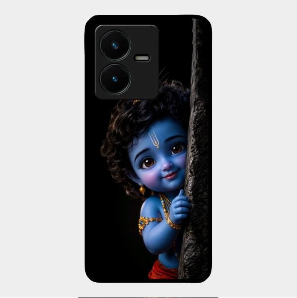 Little Krishna Divine Smile Phone Case For Vivo Y22