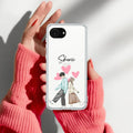 Love Couple Customize Transparent Silicon Case For iPhone 16e