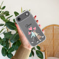 Love Couple Customize Transparent Silicon Case For iPhone Air