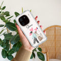Love Couple Customize Transparent Silicon Case For iQOO 12 5G