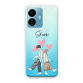 Love Couple Customize Transparent Silicon Case For iQOO Z6 Lite 5G
