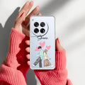 Love Couple Customize Transparent Silicon Case For OnePlus 12 5G
