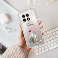 Love Couple Customize Transparent Silicon Case For OnePlus 13R 5G