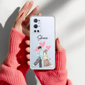 Love Couple Customize Anti Yellow Case For OnePlus 9 Pro