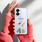 Love Couple Customize Anti Yellow Case For OnePlus Nord 2T 5G