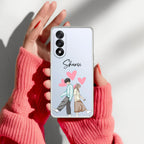 Love Couple Customize Anti Yellow Case For OnePlus Nord 5 5G
